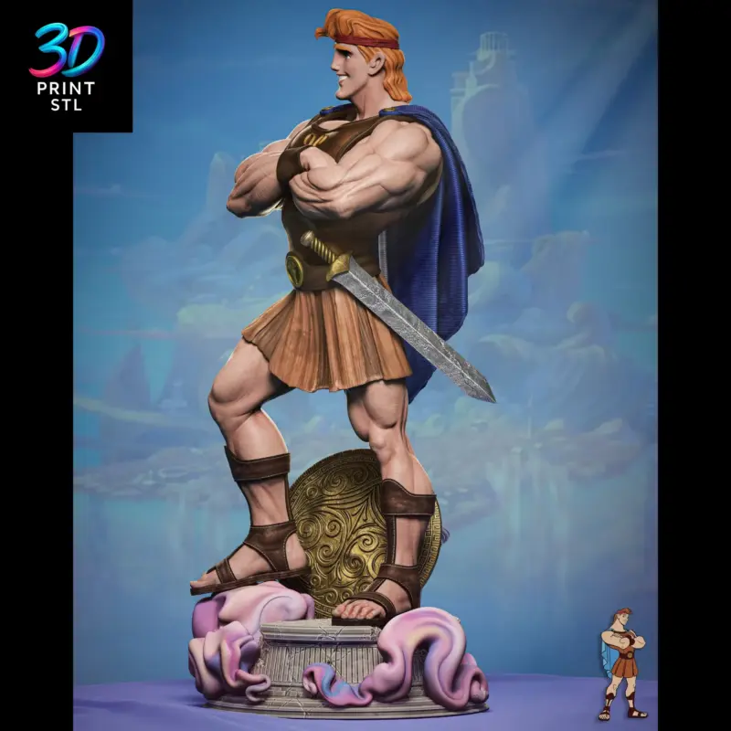 Hercules Figure Disney | STL for 3D Printers - Image 3