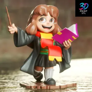 Hermione Granger Chibi Wizarding World | 3D Print File | STL