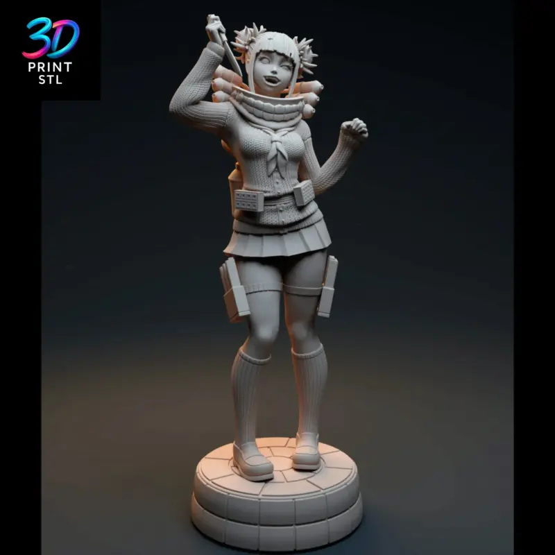 Himiko Toga Figure My Hero Academia | STL for 3D Printers - Image 2