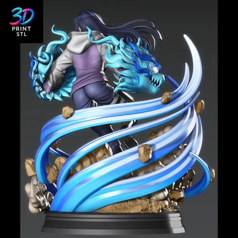 Hinata Hyuga Naruto Shippuden | STL File for 3D Printing - Image 2