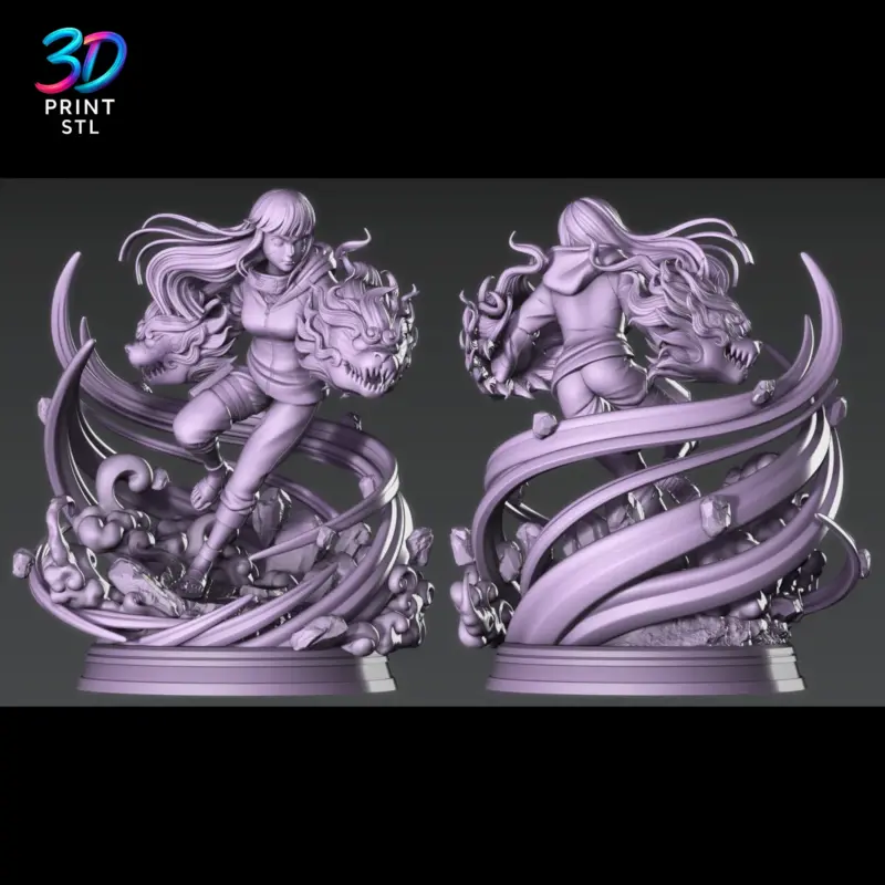 Hinata Hyuga Naruto Shippuden | STL File for 3D Printing - Image 4