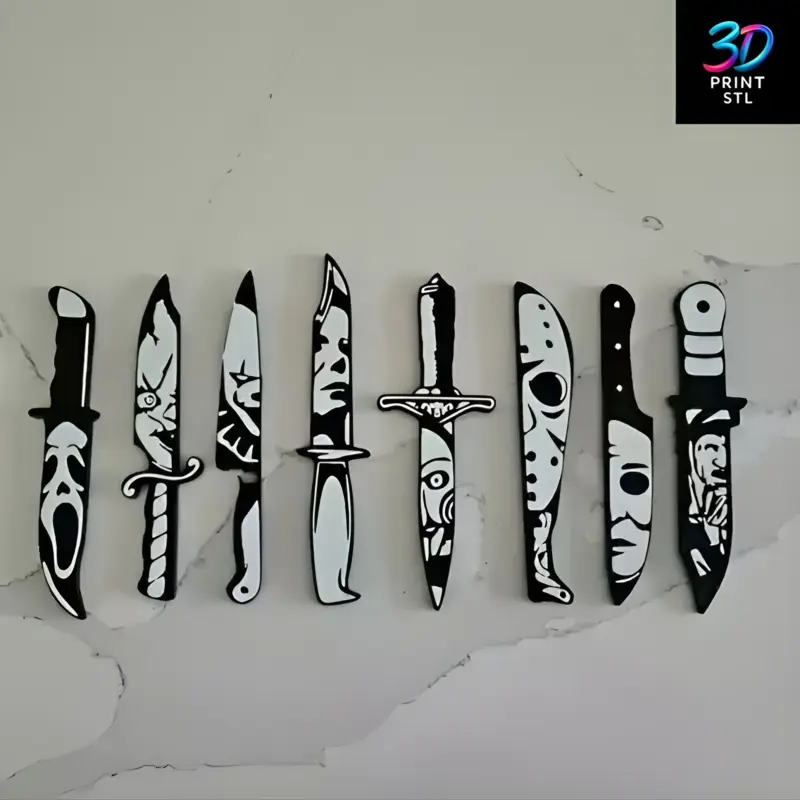 Horror Knives | 3D Print Model | STL