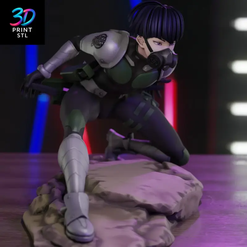 Hoshina Figure Kaiju No. 8 | 3D Print Model | STL - Image 3