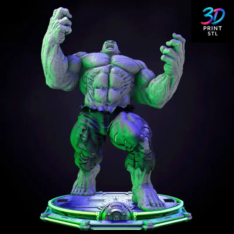 Hulk Figure Marvel Comics | STL for 3D Printers