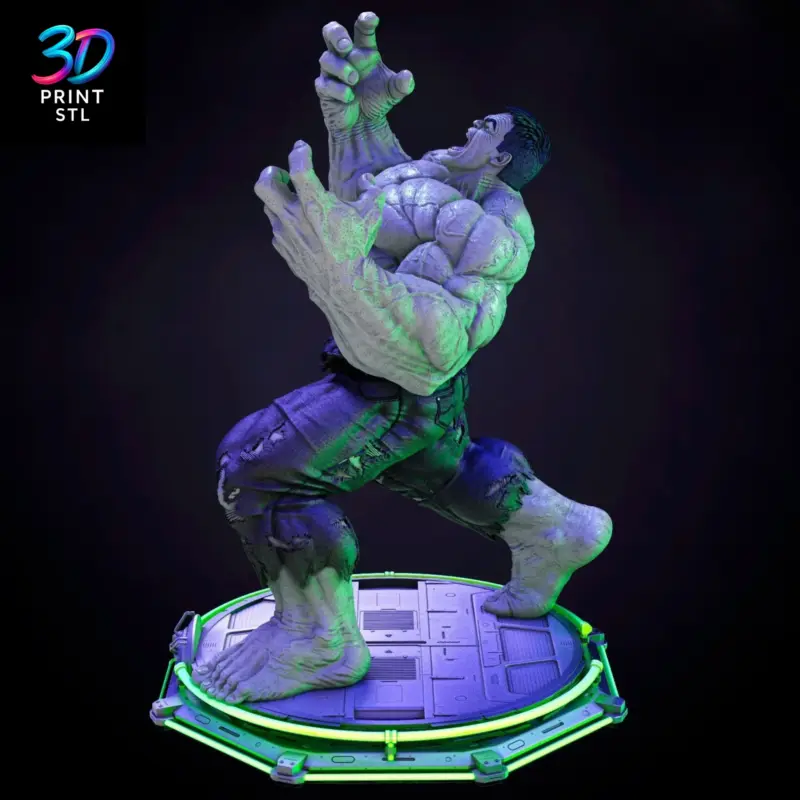 Hulk Figure Marvel Comics | STL for 3D Printers - Image 3