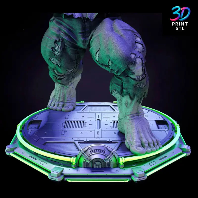 Hulk Figure Marvel Comics | STL for 3D Printers - Image 6