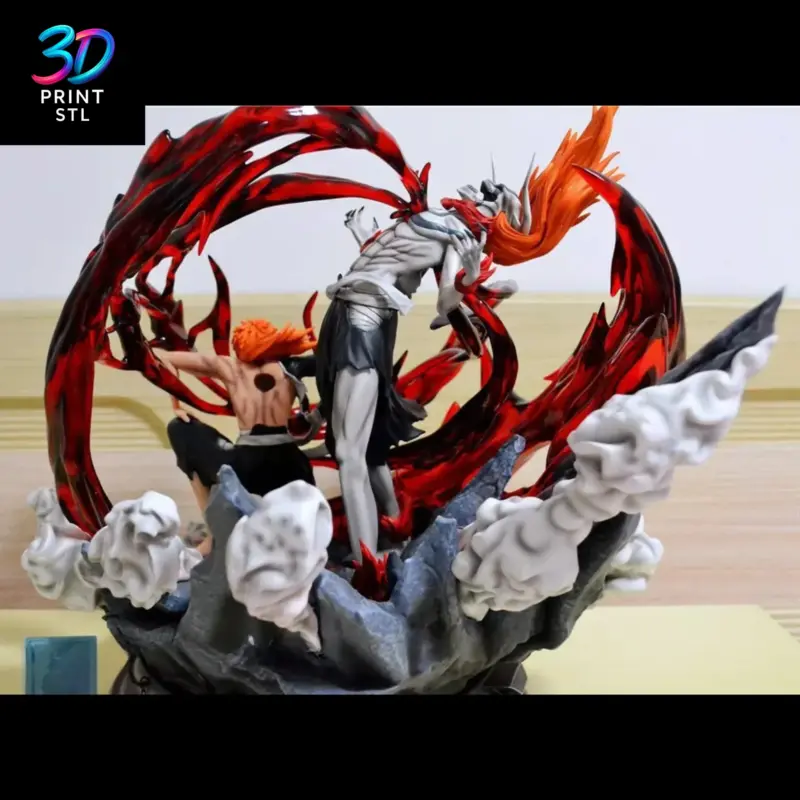 Ichigo Hollow Final Form Diorama Bleach | 3D Print File | STL - Image 2