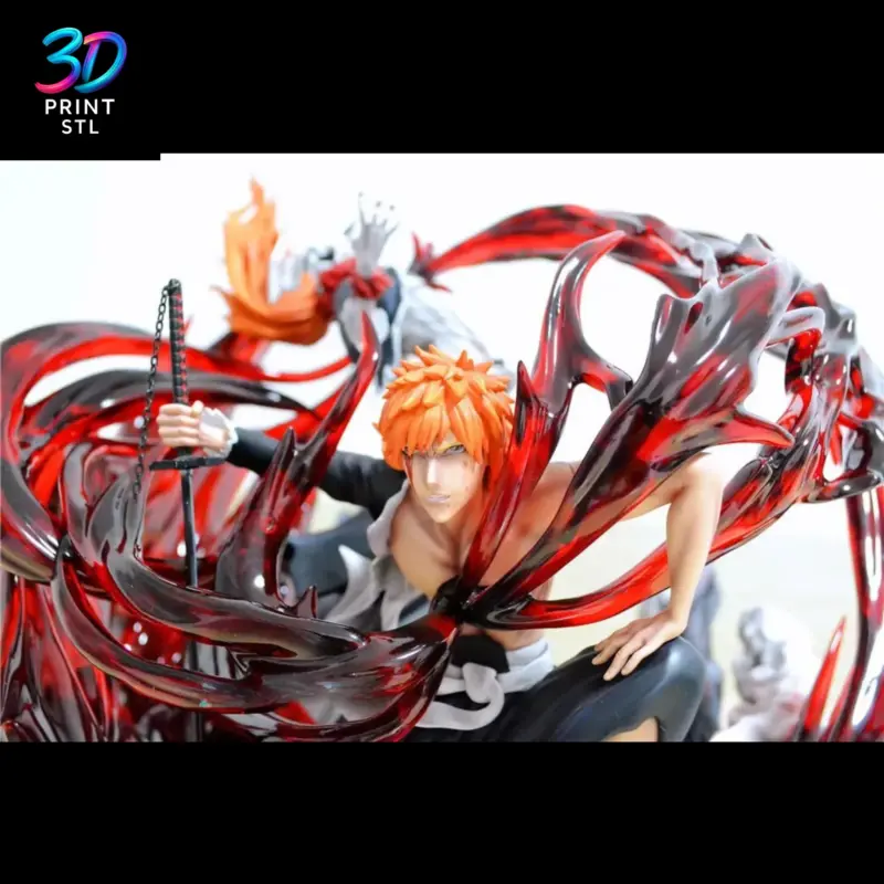 Ichigo Hollow Final Form Diorama Bleach | 3D Print File | STL - Image 3