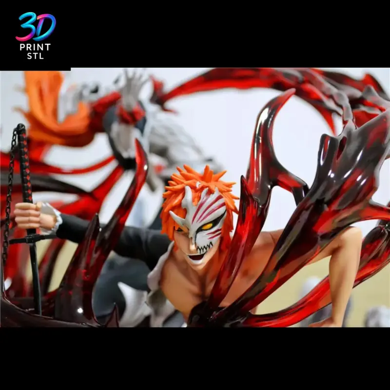 Ichigo Hollow Final Form Diorama Bleach | 3D Print File | STL - Image 4