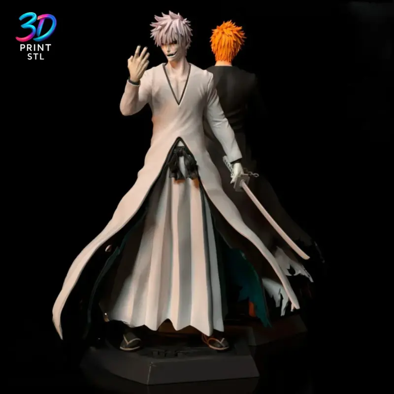 Ichigo Kurosaki & Hollow Ichigo Bleach | STL for 3D Printers - Image 2