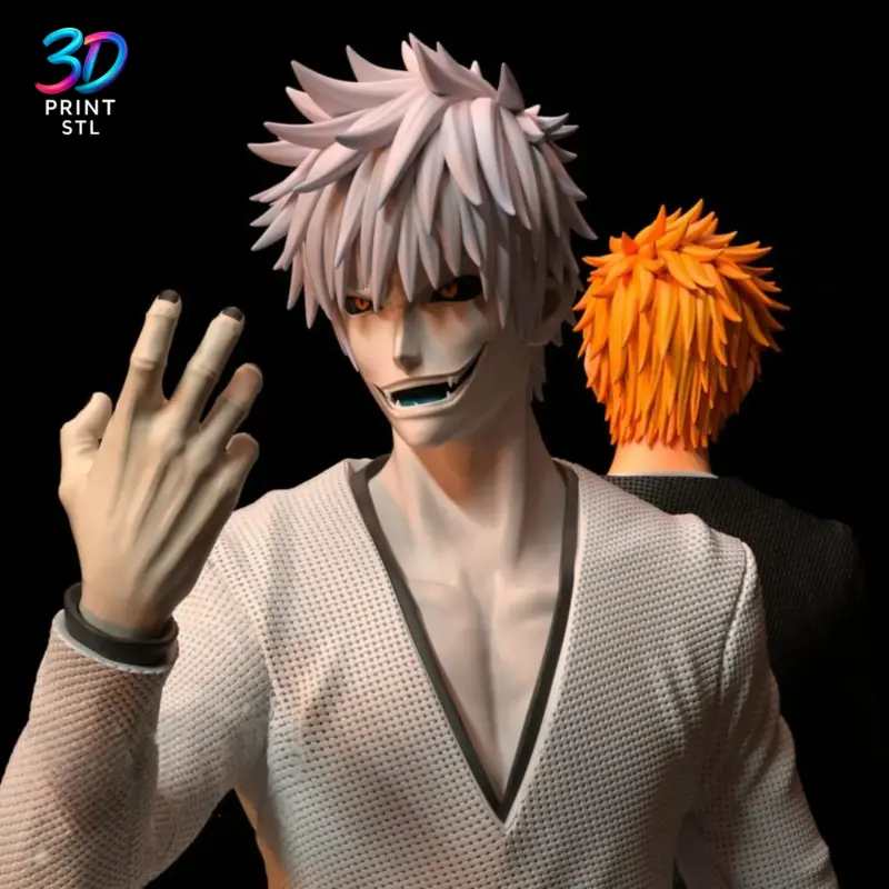 Ichigo Kurosaki & Hollow Ichigo Bleach | STL for 3D Printers - Image 5