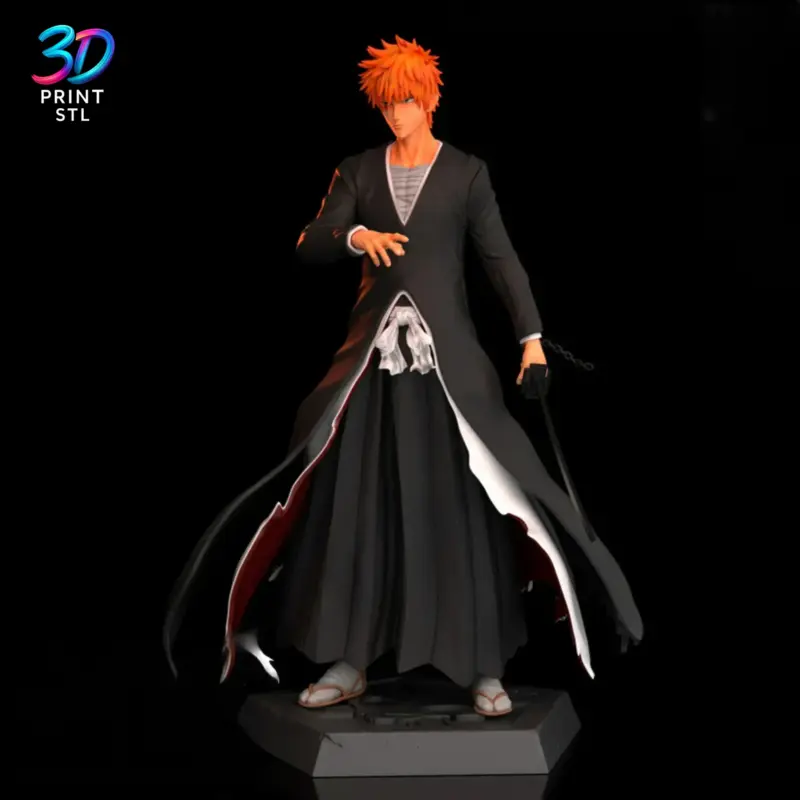 Ichigo Kurosaki & Hollow Ichigo Bleach | STL for 3D Printers - Image 6