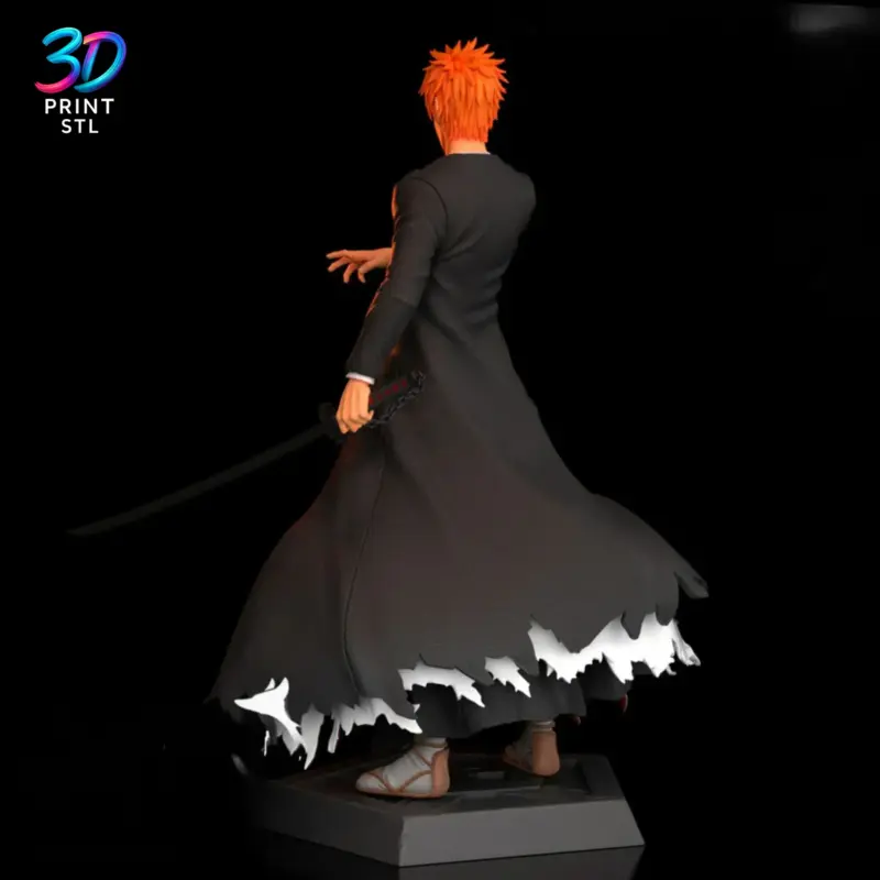 Ichigo Kurosaki & Hollow Ichigo Bleach | STL for 3D Printers - Image 7