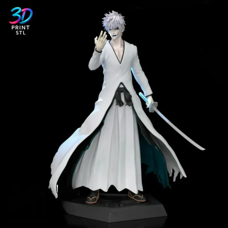Ichigo Kurosaki & Hollow Ichigo Bleach | STL for 3D Printers - Image 8