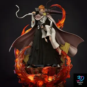 Ichigo and Rukia Bleach | STL for 3D Printers