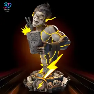 Impulse Kid Flash Bust DC Comics | 3D Print File | STL