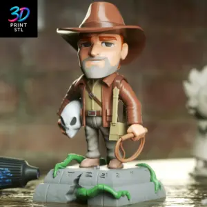 Indiana Jones Chibi | STL for 3D Printers