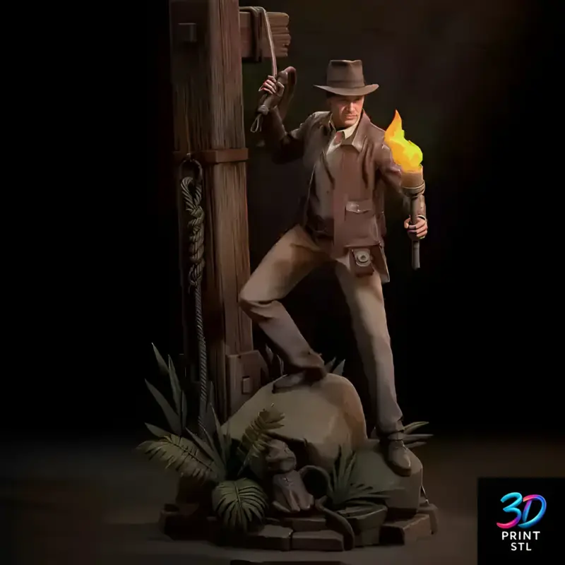 Indiana Jones | 3D Print File | STL - Image 2