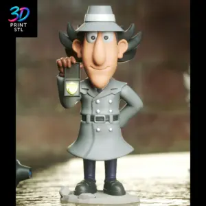Inspector Gadget Chibi | STL File for 3D Printing