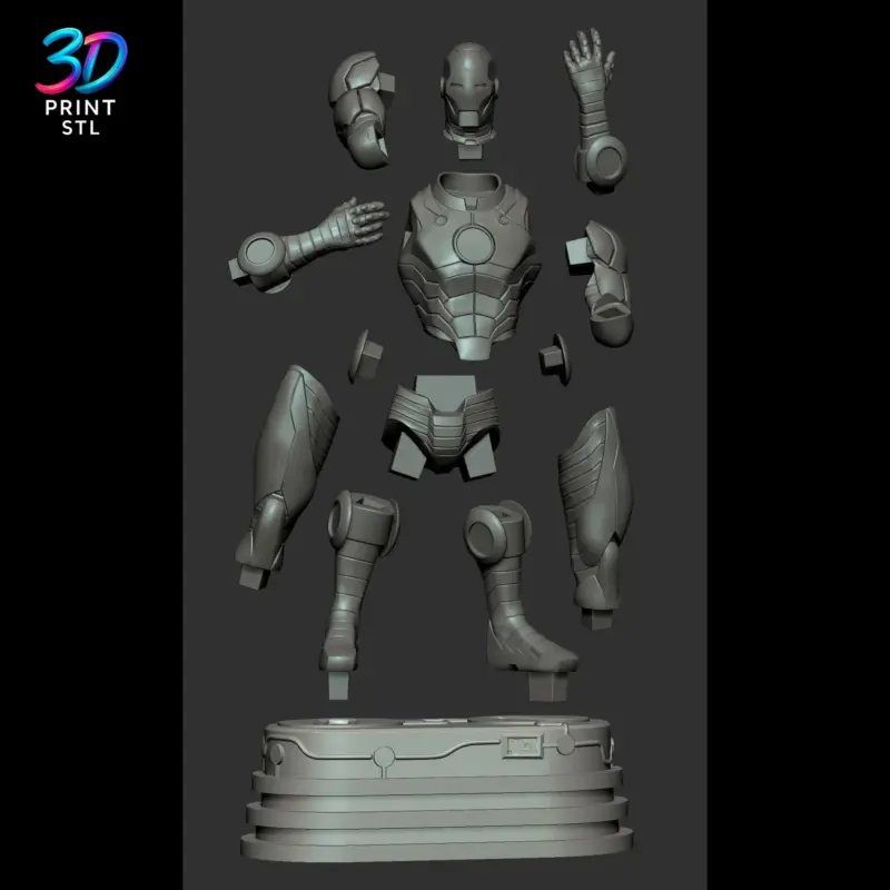 Iron Man Marvel | STL File for 3D Printing - Image 5
