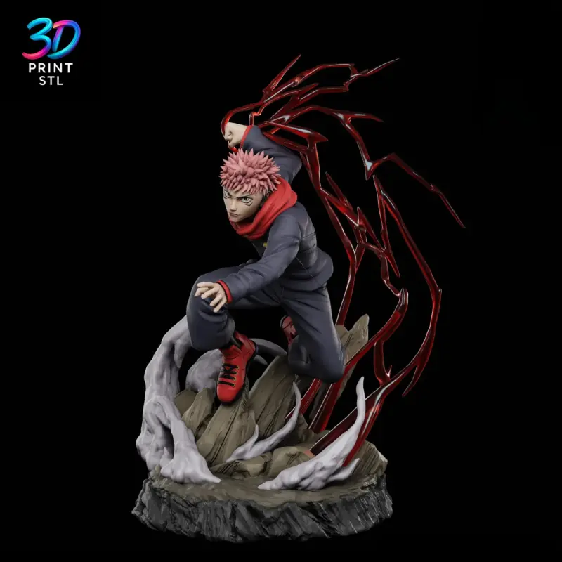 Itadori & Todo vs Mahito Diorama Jujutsu Kaisen | STL File for 3D Printing - Image 2