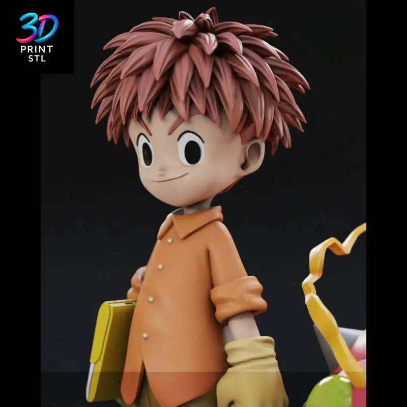 Izzy and Tentomon Figure Digimon Adventure | 3D Print Model | STL - Image 5