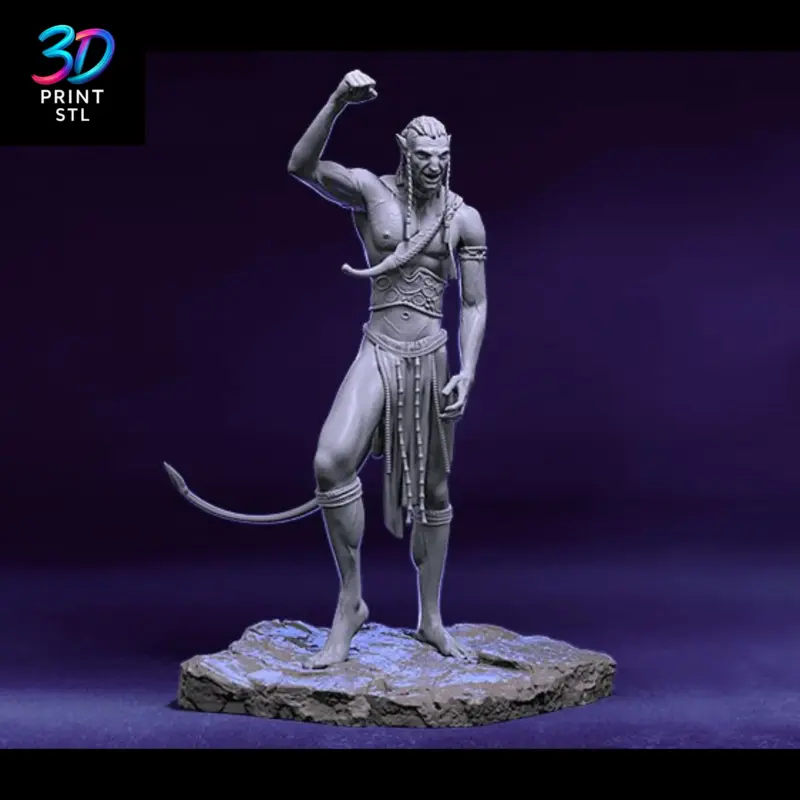 Jake Sully & Toruk Diorama Avatar | STL File for 3D Printing - Image 3