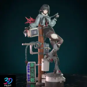 Jane Doe Vigilante – Zenless Zone Zero STL 3D Print Model
