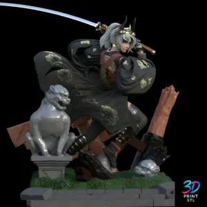 Japanese Warrior | 3D Print File | STL