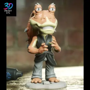 Jar Jar Binks Chibi Star Wars | STL File for 3D Printing