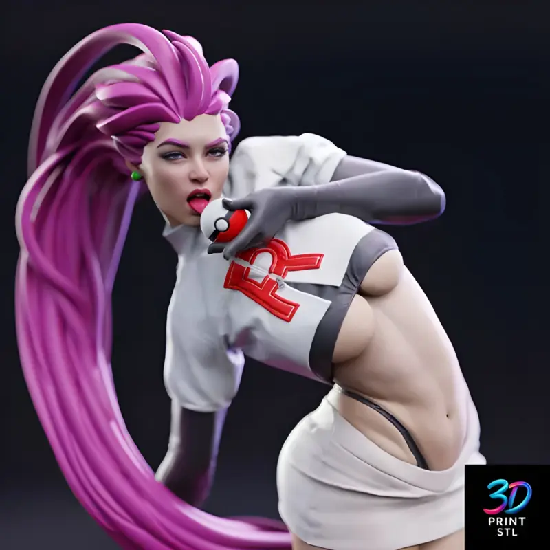 Jessie Pokémon | STL File for 3D Printing - Image 3