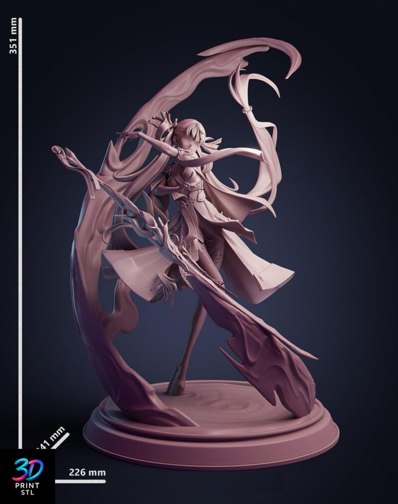 Jinhsi Wuthering Waves | STL for 3D Printers - Image 2