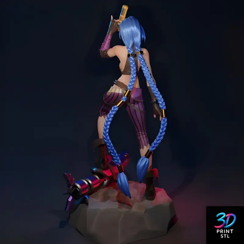Jinx League of Legends | 3D Print File | STL - Image 4