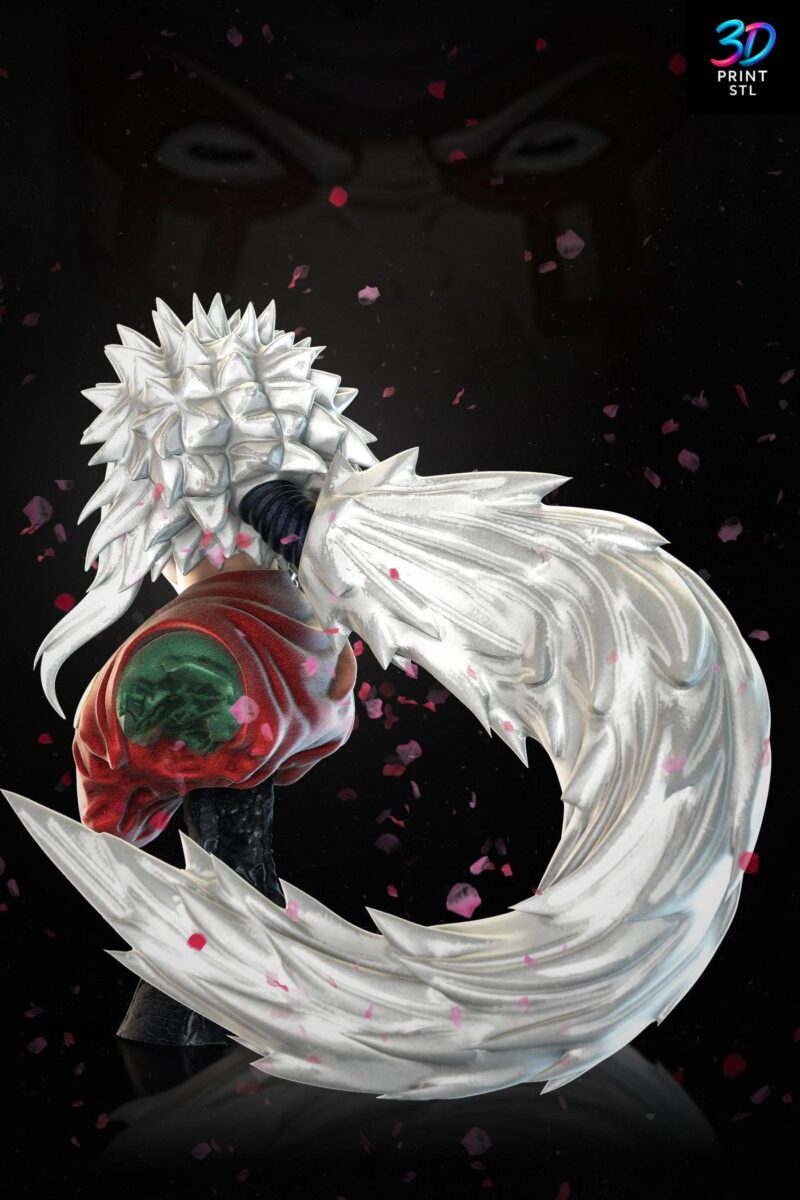 Jiraiya Bust Naruto | STL for 3D Printers - Image 5