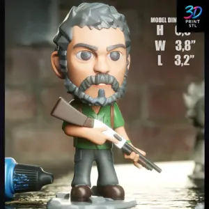 Joel Chibi The Last of Us | STL for 3D Printers
