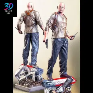John McClane Figure Die Hard | STL File for 3D Printing