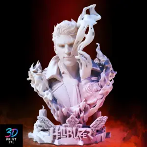 John Constantine Bust DC Comics | 3D Print File | STL