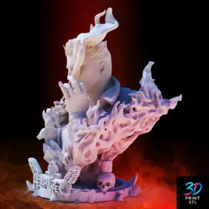 John Constantine Bust STL 3D Print Model 2