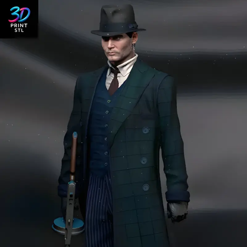 John Dillinger | STL for 3D Printers - Image 3
