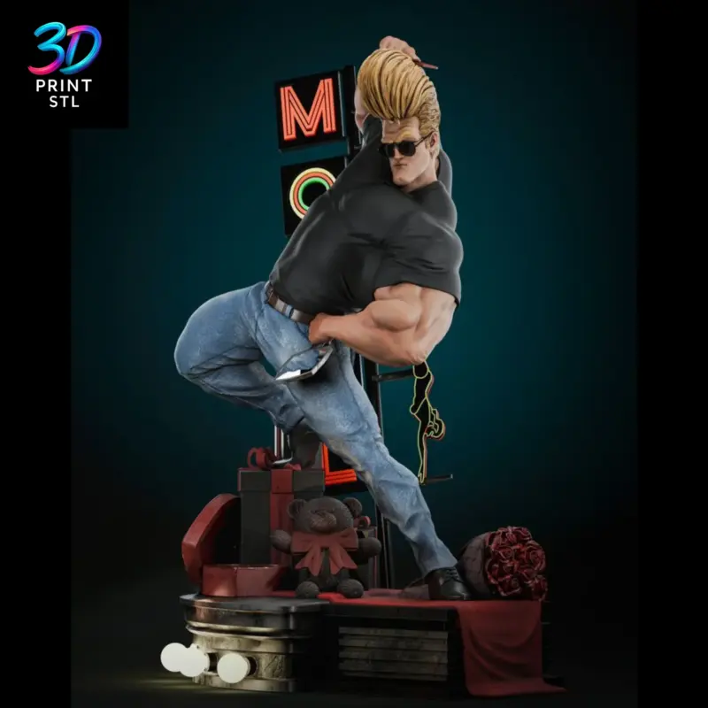 Johnny Bravo | STL File for 3D Printing - Image 2