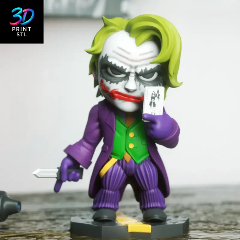 Joker Chibi DC Comics | STL for 3D Printers