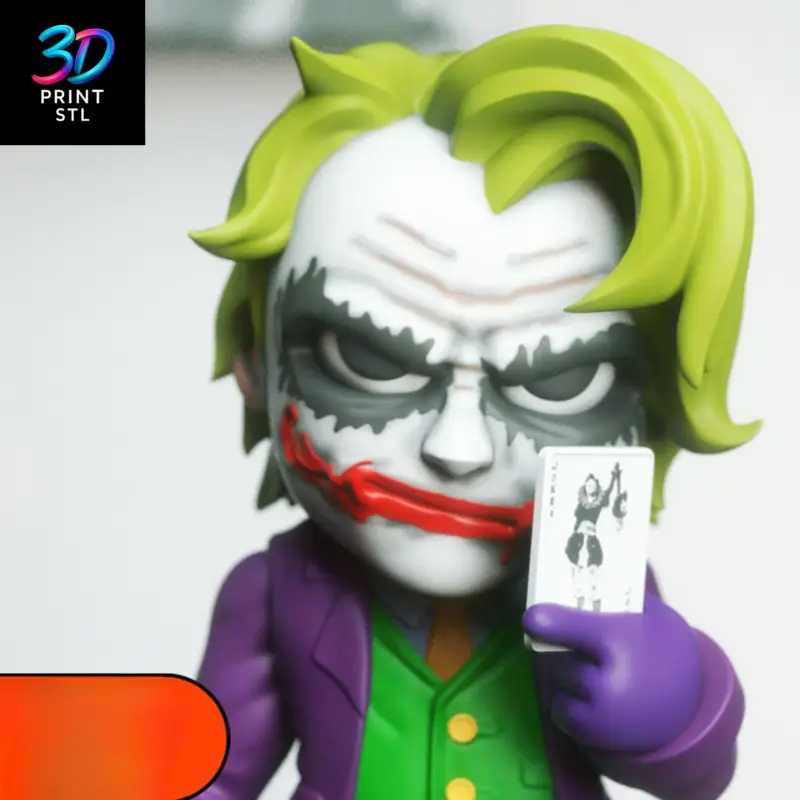 Joker Chibi DC Comics | STL for 3D Printers - Image 2