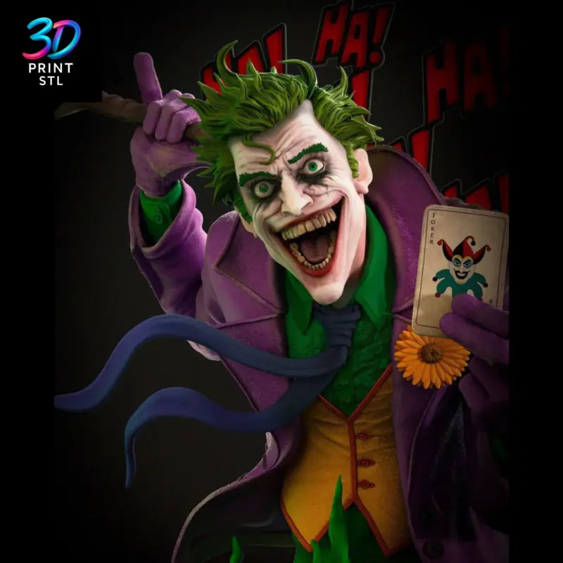 Joker Figure DC Comics | STL File for 3D Printing - Image 2