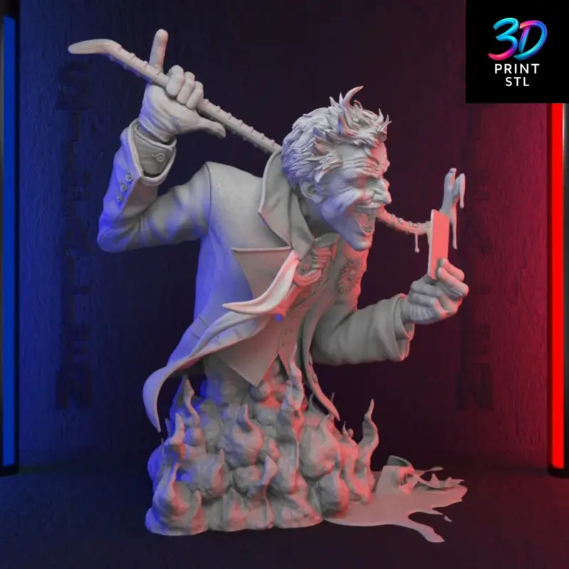 Joker Figure DC Comics | STL File for 3D Printing - Image 4