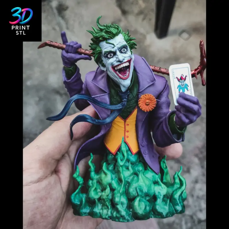 Joker Figure DC Comics | STL File for 3D Printing - Image 7
