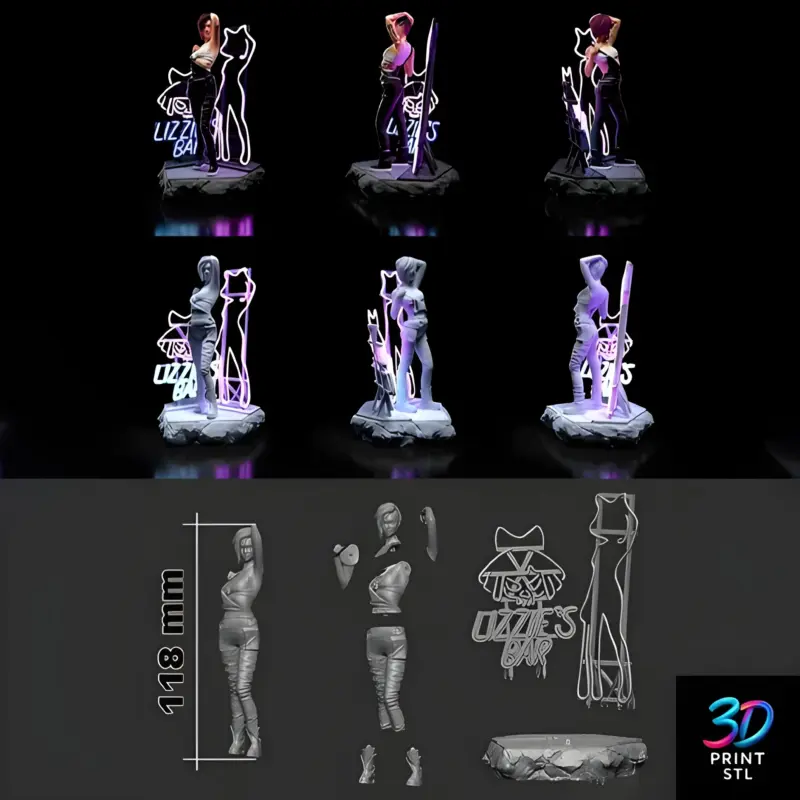 Judy Alvarez Cyberpunk 2077 | 3D Print Model | STL - Image 2