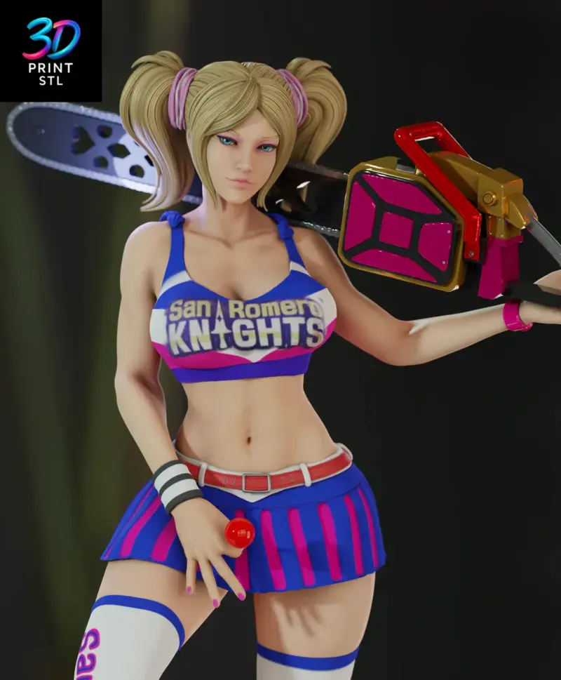 Juliet Starling Lollipop Chainsaw | STL for 3D Printers