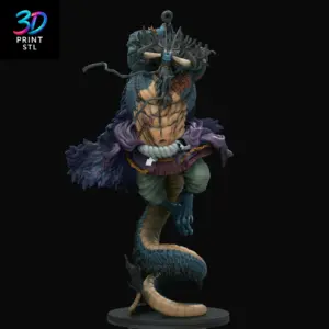 Kaido Figure One Piece | STL File for 3D Printing