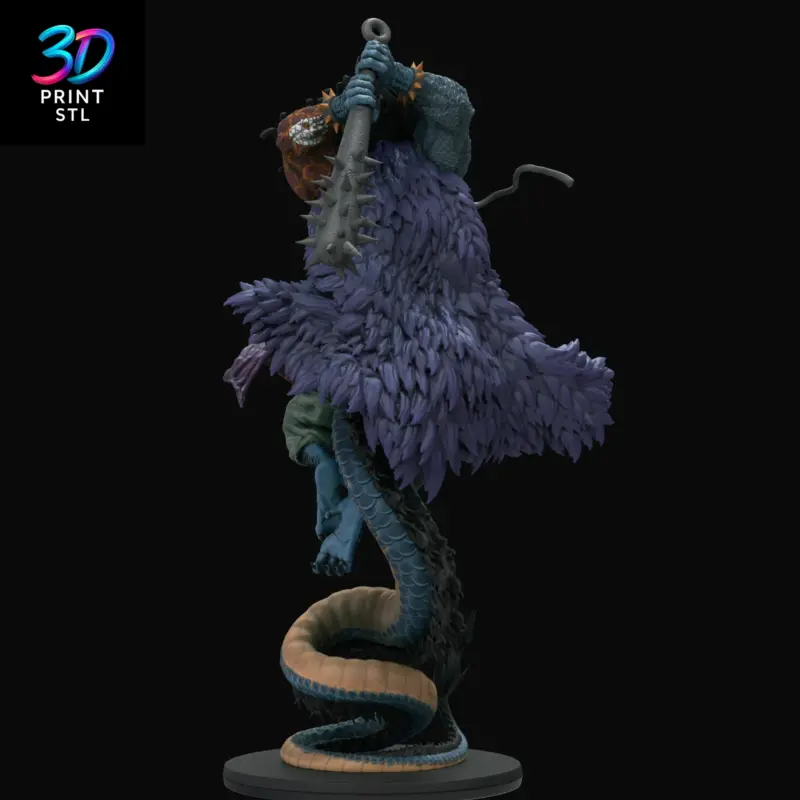 Kaido Figure One Piece | STL File for 3D Printing - Image 4