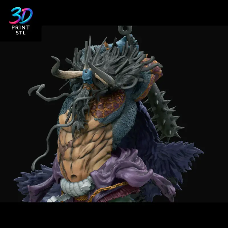 Kaido Figure One Piece | STL File for 3D Printing - Image 6